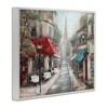 Stupell Industries Parisian City Streets Traditional Countryside Bistro Architecture Framed Giclee Art, White, 20" x 16" - 2 of 4