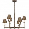 Quoizel Lighting Cross 6 - Light Chandelier in  Statuary Bronze - 3 of 4