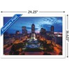 Trends International Cityscapes - Indianapolis, Indiana Framed Wall Poster Prints - 3 of 4