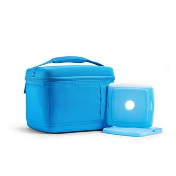 Fit & Fresh Kids' Adventurer Lunch Box with 2 Ice Packs - Blue