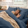 100% Organic Cotton Percale Duvet Cover and Sham Set by Bare Home - 3 of 4