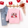 The Juniper Shop Valentine Kittens Toddler Graphic Sweatshirt - 2 of 3