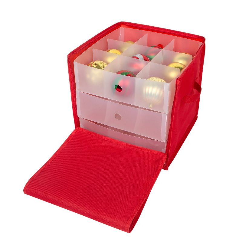 Ornament Storage Organizer with Drawer Divider 27ct - Simplify, 4 of 7