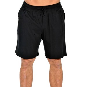 At The Buzzer Men's Pajama Shorts  -  Sleepwear Bottoms for Men with Pockets -  PJs - 1 of 3