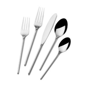 Towle Living Briggs Forged 20-Piece Flatware Set, Sleek Minimalist Stainless Steel Modern Durable Tableware with Slender Handles, Everyday & Formal - 1 of 4