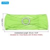 Unique Bargains Polyester Wedding Decoration Stretch Chair Sashes Bows 10 Pcs - 2 of 4