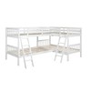 Twin L-Shaped Bunk Bed with Ladder - 3 of 4