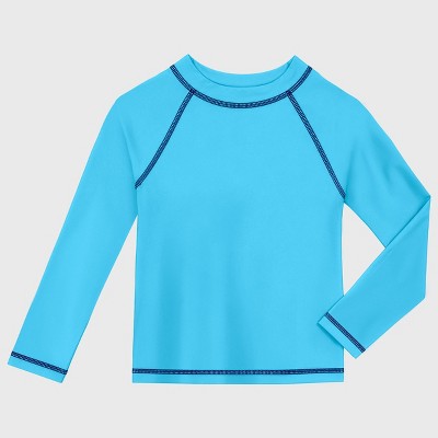 City Threads Boys UPF 50+ Long Sleeve Rashguard - Bright Light Blue, 6Y — фото 2