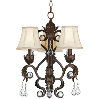 Kathy Ireland Ramas de Luces Bronze 17" Wide Chandelier