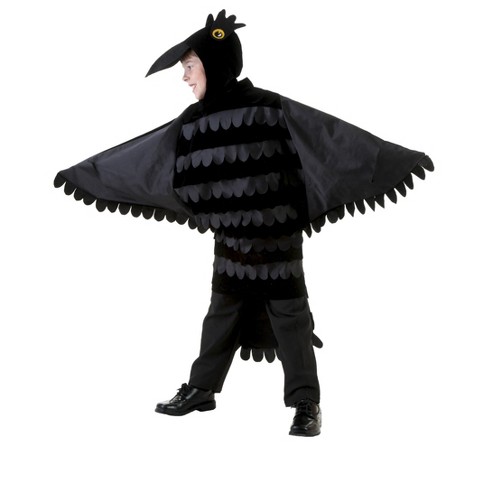 Halloweencostumes.com Medium Child Crow Costume, Black/gray : Target