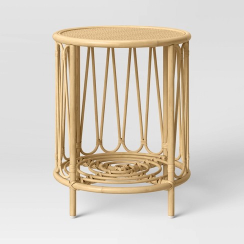 Rattan Bedside Table Natural - Pillowfort™ - image 1 of 4