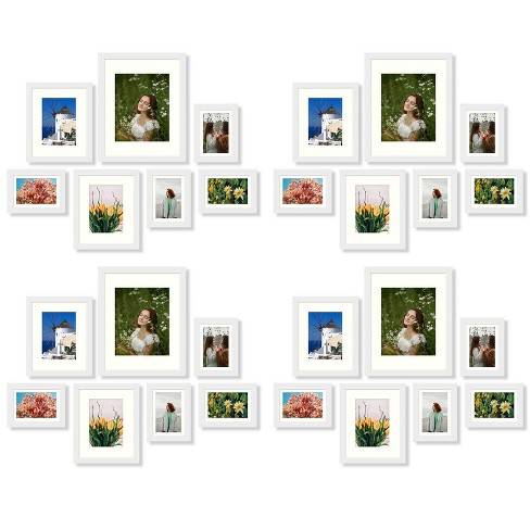 Golden State Art Gallery MDF Frame 0.71 Inch, Four 11x14, Eight 8x10, Sixteen 5x7 Frame - Pack of 28 - image 1 of 4