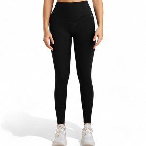 Anna-Kaci Active Women's Seamless High Waist Compression Leggings for Activewear - 1 of 4