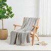 100% Cotton Waffle Weave All-Season Throw Blanket - Great Bay Home - 3 of 4