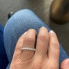 Pompeii3 1 1/2 cttw Diamond Eternity Ring U Prong 14k White Gold Wedding Band - 3 of 4