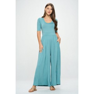 WEST K Women's Jana Short Sleeve Knit Jumpsuit - 1 of 3