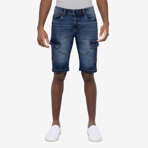 X RAY Men's Denim Cargo Shorts 12 Inches Inseam - 1 of 4