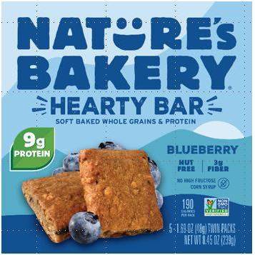 Nature's Bakery Blueberry Protein Bars - 5ct