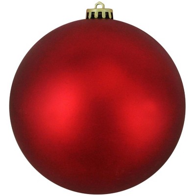 Northlight 10" Shatterproof Matte Christmas Ball Ornament - Red