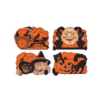Beistle 9" Halloween Cutouts; 8/Pack 01182