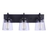 Craftmade Lighting Elsa 3 - Light Vanity in  Flat Black - 4 of 4