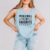 Simply Sage Market Pickleball Is My Favorite Season Garment Dyed Tank - 2 of 3