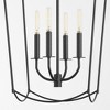 Quorum Lighting Mantle 4 - Light Chandelier in  Matte Black - 3 of 4