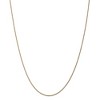 Black Bow Jewelry 1.15mm, 14k Yellow Gold, Diamond Cut Solid Rope Chain Necklace - 3 of 4