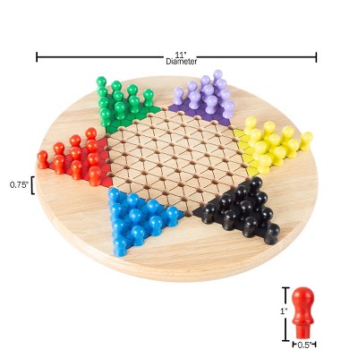 Details about   Board Checkers Checkers Set Educational Toys Durable for Children 