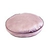 17" Panne Velvet Round Throw Pillow Pink - Edie@Home: Luxury Indoor Decor, Glam Style, Zippered, Polyester Fill - image 2 of 4