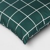 17"x17" Grid Square Outdoor Throw Pillow - Room Essentials™ - image 4 of 4