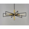 Maxim Lighting Wings 6 - Light Chandelier in  Black/Satin Brass - 2 of 4