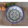 Blue Rose Polish Pottery MU07 Galia Deep serving Bowl with Handles - 2 of 2
