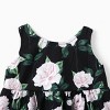 PATPAT Baby Girl Dresses Infant Sleeveless Bow Floral Summer Dress Casual Party Dress With Headband - 4 of 4
