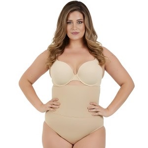 InstantFigure Shapewear PlusSize Double Control Slimming Panty WPY020C - 1 of 4