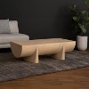 Royal Hampton Coffee Table | 48" Curved Rectangular | Mango Wood - 3 of 4