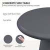 UPHA 16-Inch Round Side Table – Magnesium Oxide Mushroom Shape End Table for Indoor & Outdoor Use - 4 of 4