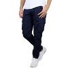 Blu Rock Men's Flex-Stretch Cotton Cargo Pants, 31-Inch Inseam - Comfortable and Durable- 3 Pack - 3 of 4