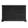 6 Drawer Dresser for Bedroom, 47" Wood Chest of Drawers with Handle, Accent Freestanding Storage Cabinet for Closet Living Room Hallway Bedroom - image 3 of 4