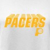 NBA Indiana Pacers Women's White Round Neck Short Sleeve T-Shirt - 4 of 4