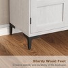 71" Tall Kitchen Pantry Cabinet, 5 Tier Freestanding Food Storage Cabinet with 4 Doors and Adjustable Shelves - 3 of 4