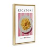 Stupell Industries Traditional Rigatoni Pasta Black Framed Floater Canvas Wall Art - 3 of 4
