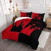 Black & Red Crown Twin Comforter Set – 3-Piece Mr & Mrs Bedding for Couples, Valentine’s Day Wedding Theme, His & Hers Quilt with 2 Pillowcases - 2 of 4