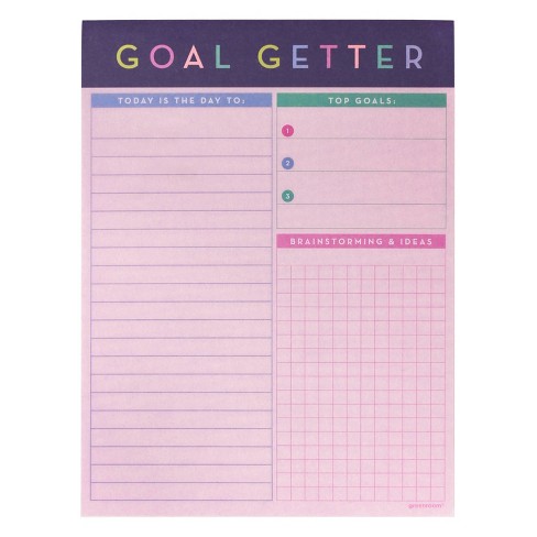 6 X 8 Goal Getter 120pg Desk Pad Greenroom Target
