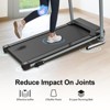 HFYee Walking Pad Treadmill 265 LB Capacity with 2.5HP Silent Motor and LED Display, 3-in-1 Design Foldable Treadmill for Home, 0.5-7.5 MPH - 3 of 4
