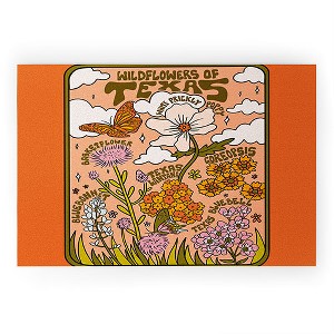 Doodle By Meg Texas Wildflowers Welcome Mat - Deny Designs - 1 of 3