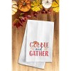 C&F Home Gobble & Gather Embroidered & Waffle Weave Kitchen Towel - 2 of 4