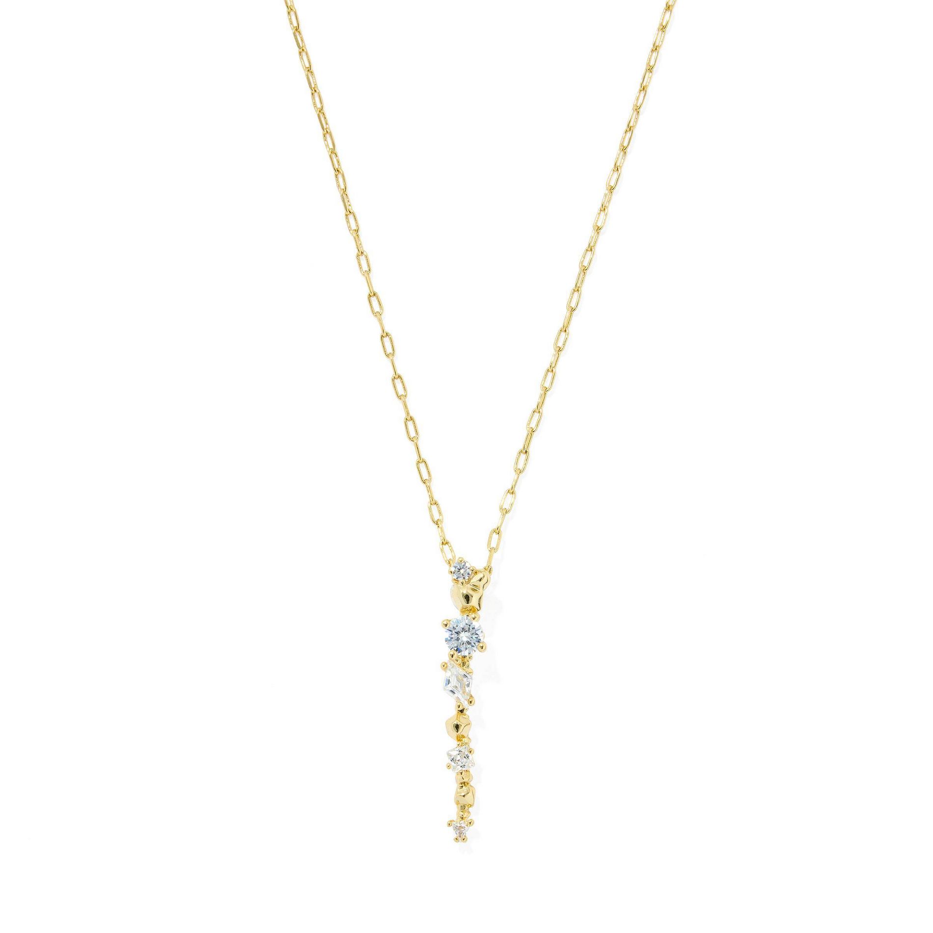 Kendra Scott Meridith Small Long Pendant Necklace - Gold