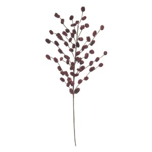 Transpac Natural Fiber 27.56 in. Brown Harvest Leafy Branch Spray - 1 of 2