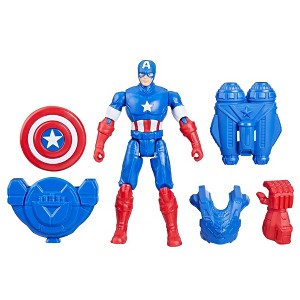 Marvel Avengers Captain America 4" Battle Gear Action Figure - 1 of 4